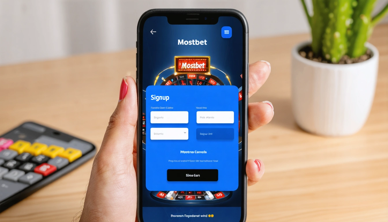 signup Mostbet